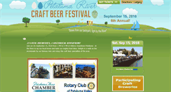 Desktop Screenshot of petalumarivercraftbeerfest.org